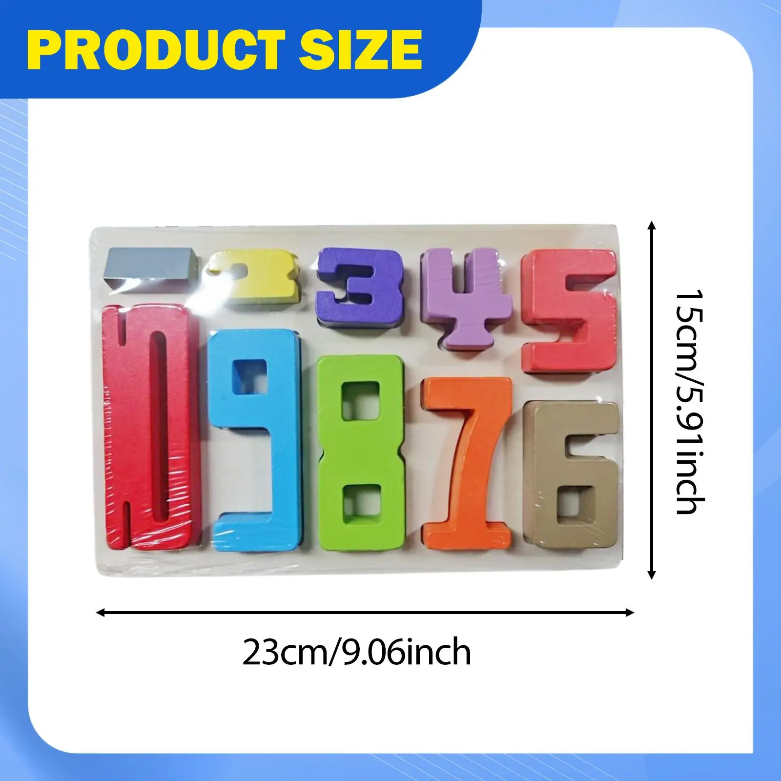 ตัวต่อไม้มอนเตสซอรี่ ของเล่นนับเลข ตัวต่อเสริมพัฒนาการ ฝึกทักษะการเรียนรู้สำหรับเด็กก่อนวัยเรียน