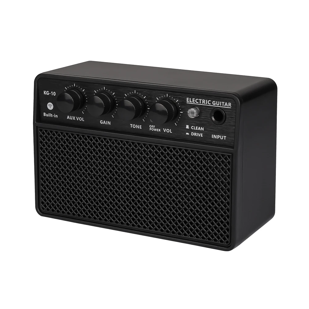 Guitar Amp High Volume Electric Guitar Acoustic Guitars Battery Powered Design Portability Sound Quality Black Design