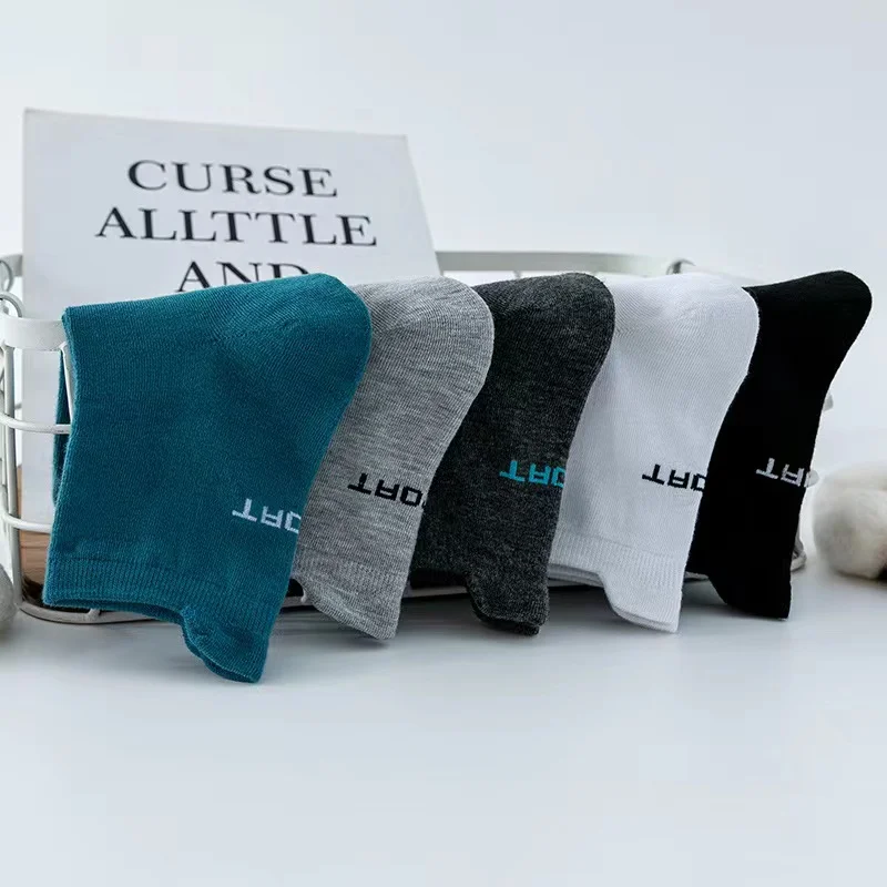 Hohe Qualität Lot herren Socken Casual Atmungsaktiv Run Sport Socken 5 Paare Männlich Baumwolle Socken Winter Schwarz Socken Männer große size38-45