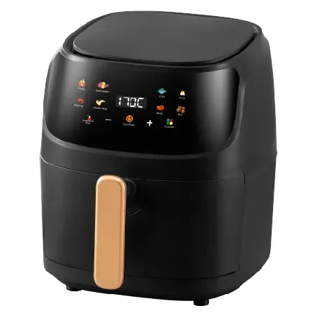 

1350W Smart Touch Screen Air Fryers Digital Display Electric Hot Air Fryer Oven Air Fryers With Nonstick Basket
