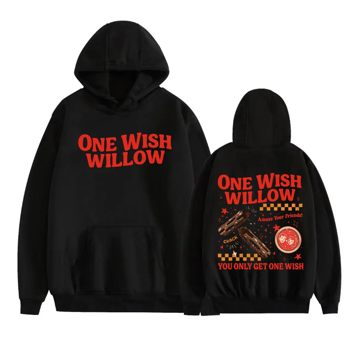 Sweatshirts à capuche en polaire décontractés pour hommes et femmes, style Harajuku classique, motif Obsession Horror 2026 Horror One Wish Willow, collection automne