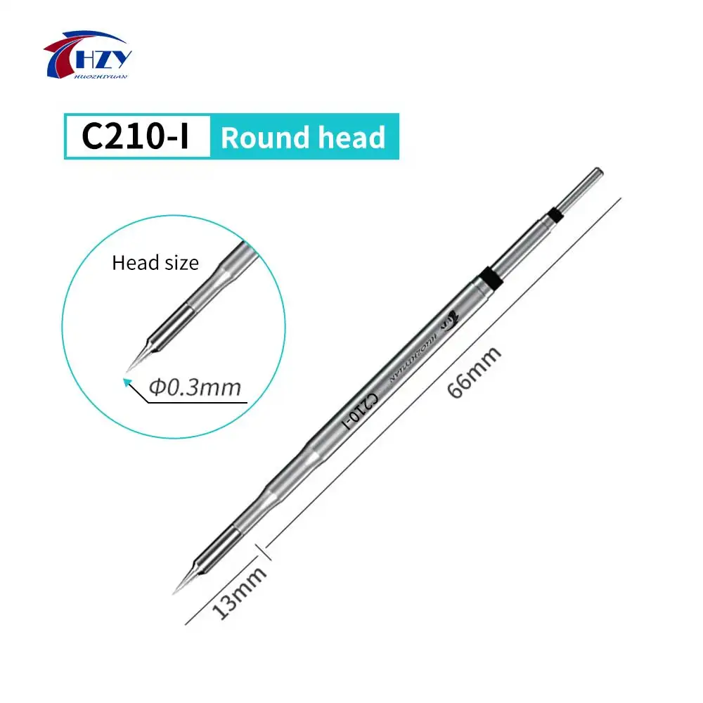 HZY C210 سبيكة لحام نصائح أدوات لحام K/SK/I/IS العالمي 210 مقبض سبيكة لحام كهربائي لمجموعة محطة لحام T210