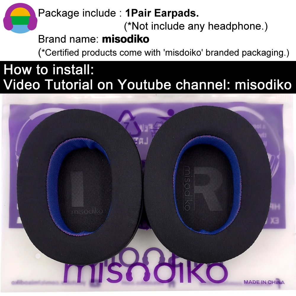 misodiko Upgraded Earpads Replacement for JBL Tune 760NC / 770NC Headphones