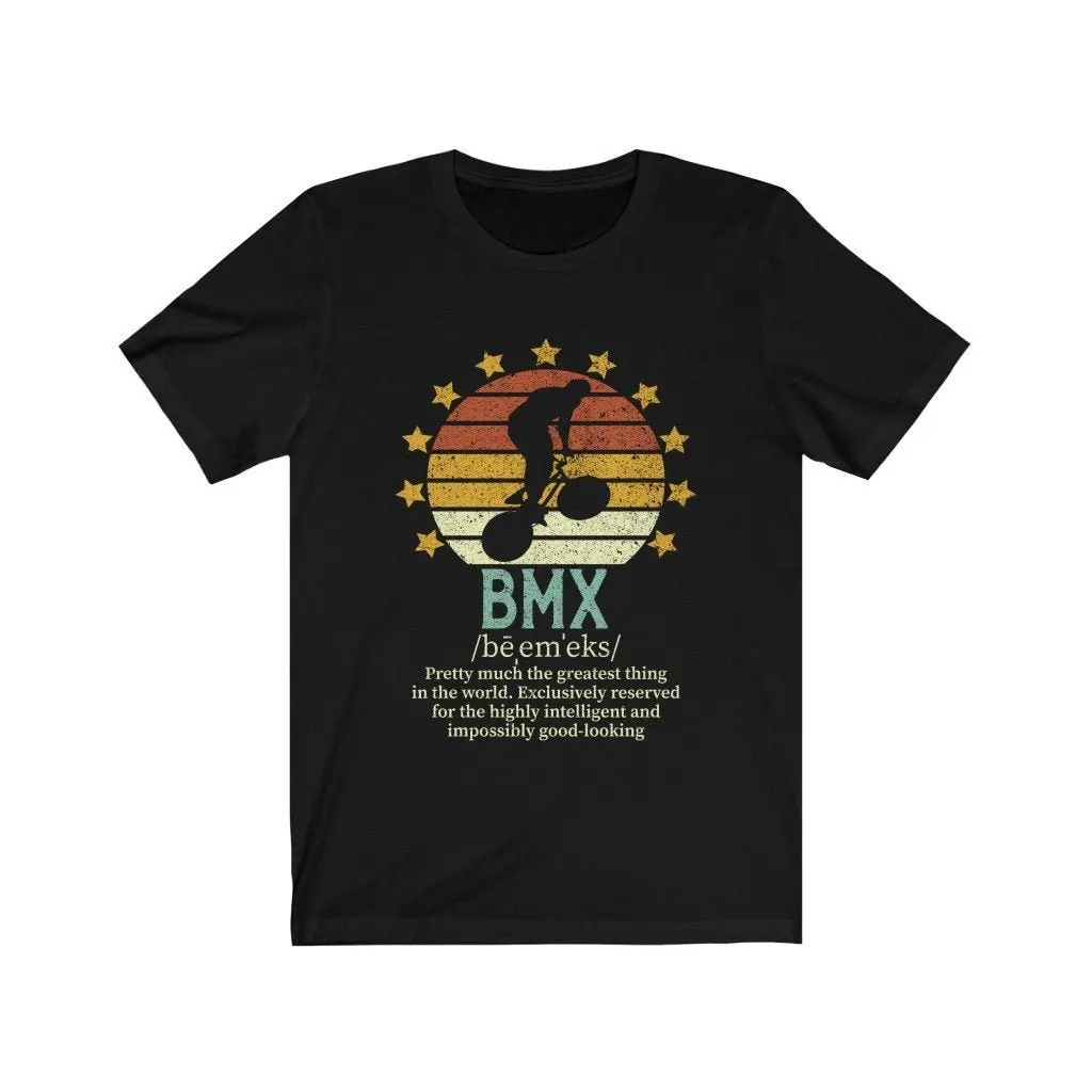 Funny Bmx Definition T Shirt Vintage Trick Bike Rider For Freestyle Biking