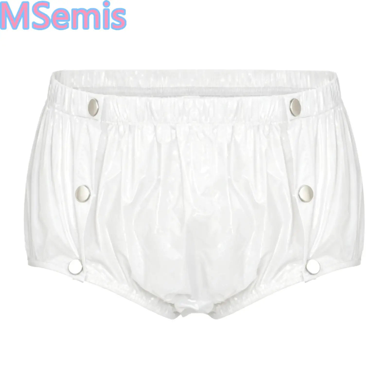 Kids Girls Incontinence Diaper Cover Water Resistant Reusable Shorts Elastic Waistband Press Buttons Swim Diaper Beach Shorts