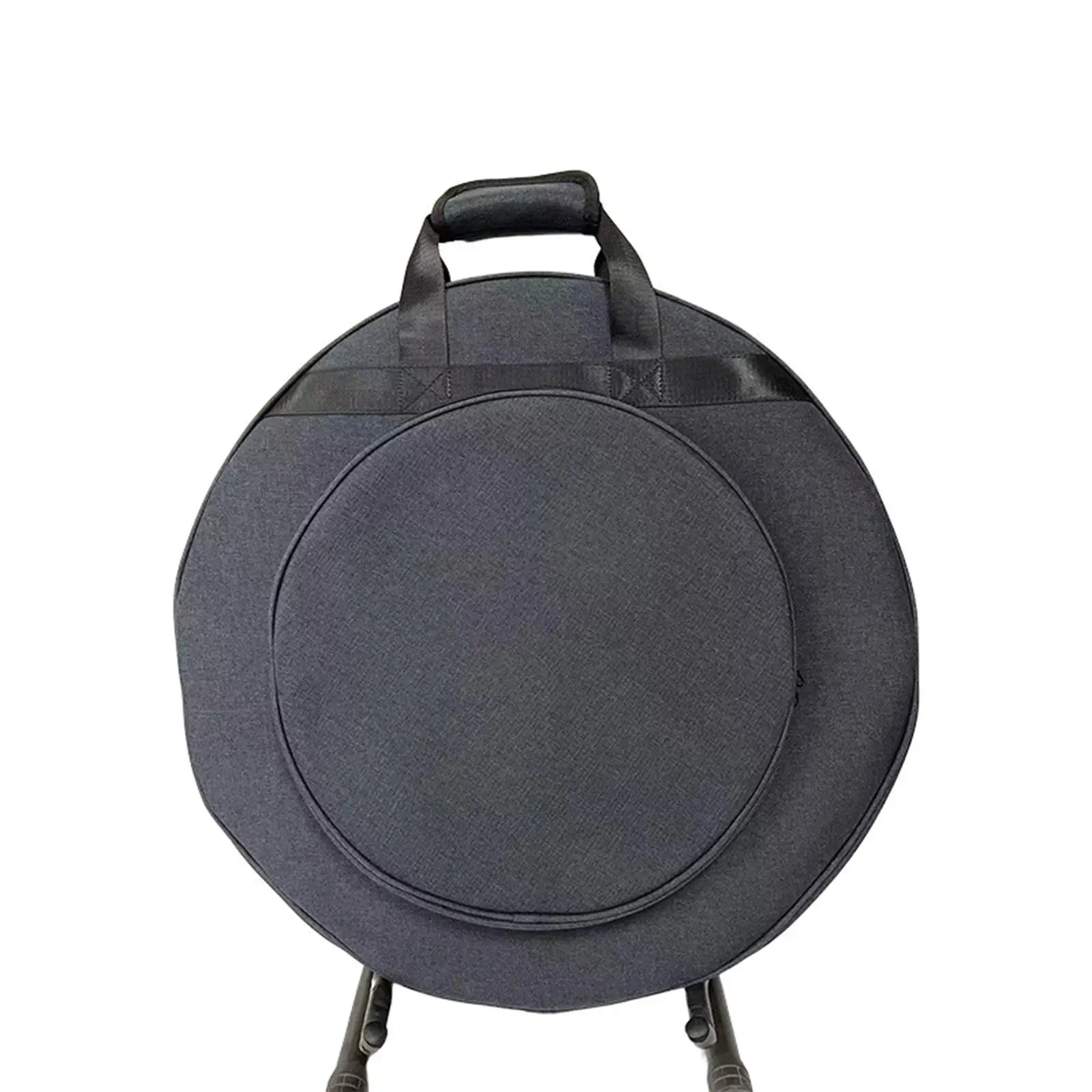 Large Cymbal Gig Bag with Handles and Backpack Straps for Drummers Storage and Transport Case