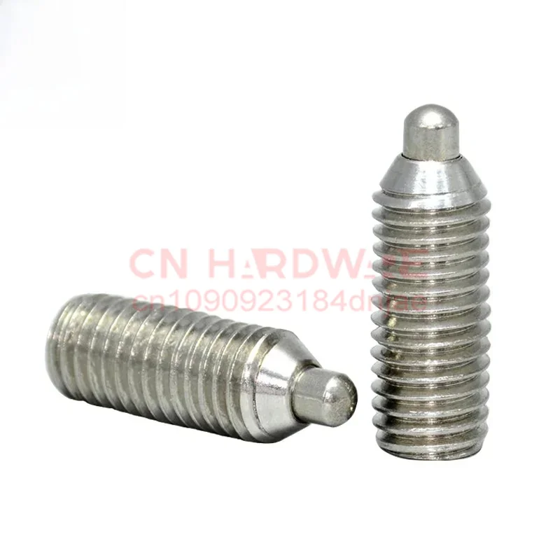 304 Stainless Steel Hex Socket Spring Ball Plunger Pin Thread
