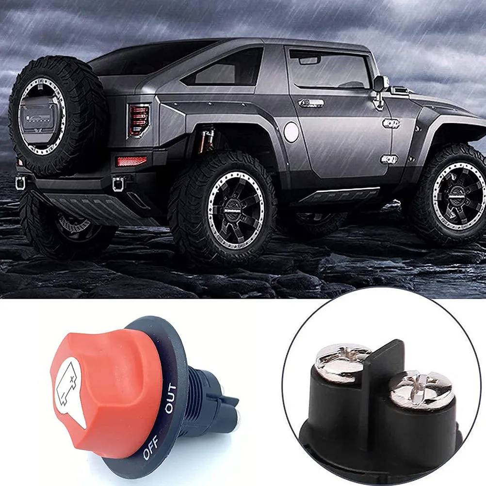 Universal Battery Disconnect Switch Waterproof Dustproof Corrosion Resistant for Car Boat Rv Motorbike Trailer Atv Off-Road
