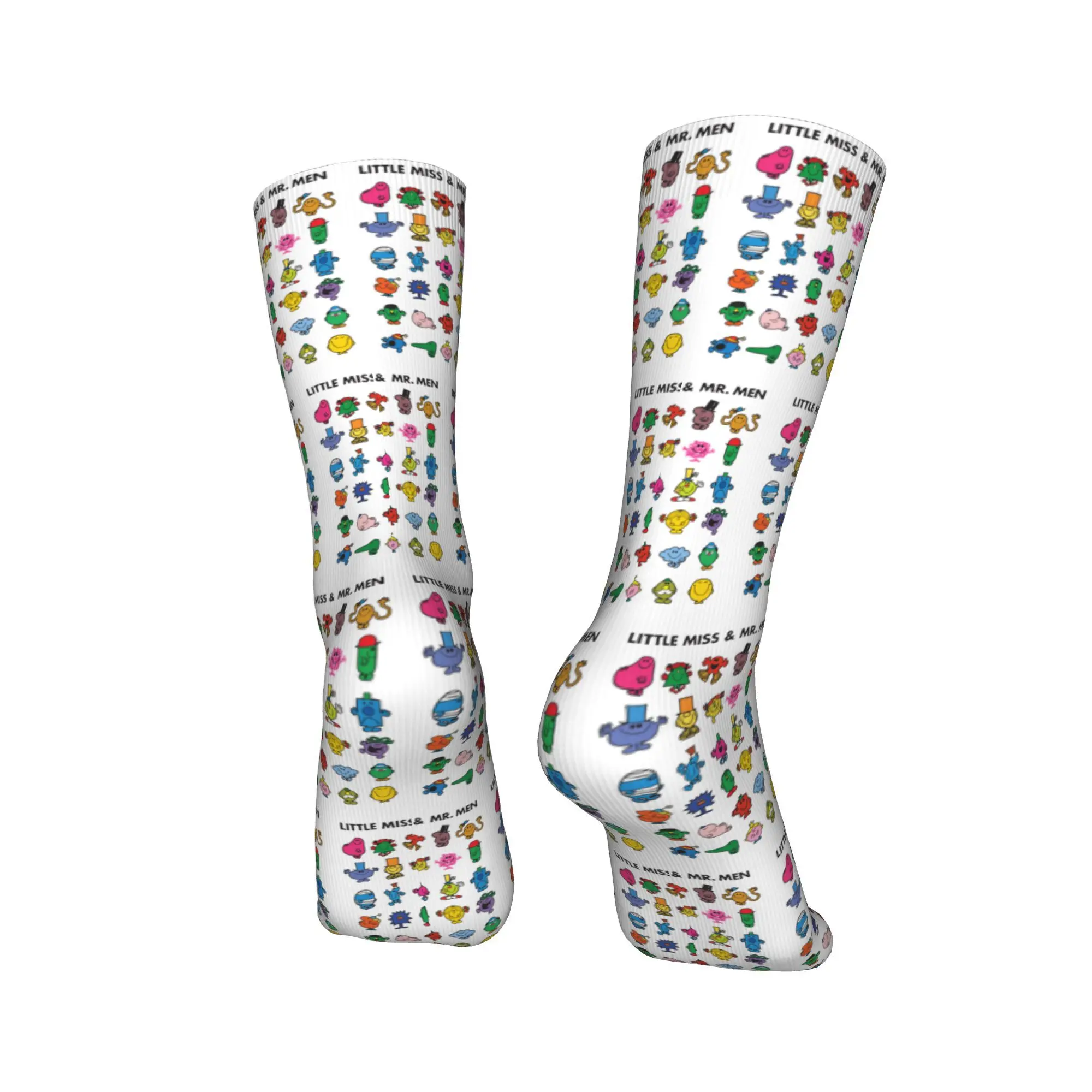 オールシーズン リトルミス＆ミスター メンズソックス 原宿系 高品質 ストッキング スポーツ ミドル丈ソックス ソフト メンズ レディース ギフト