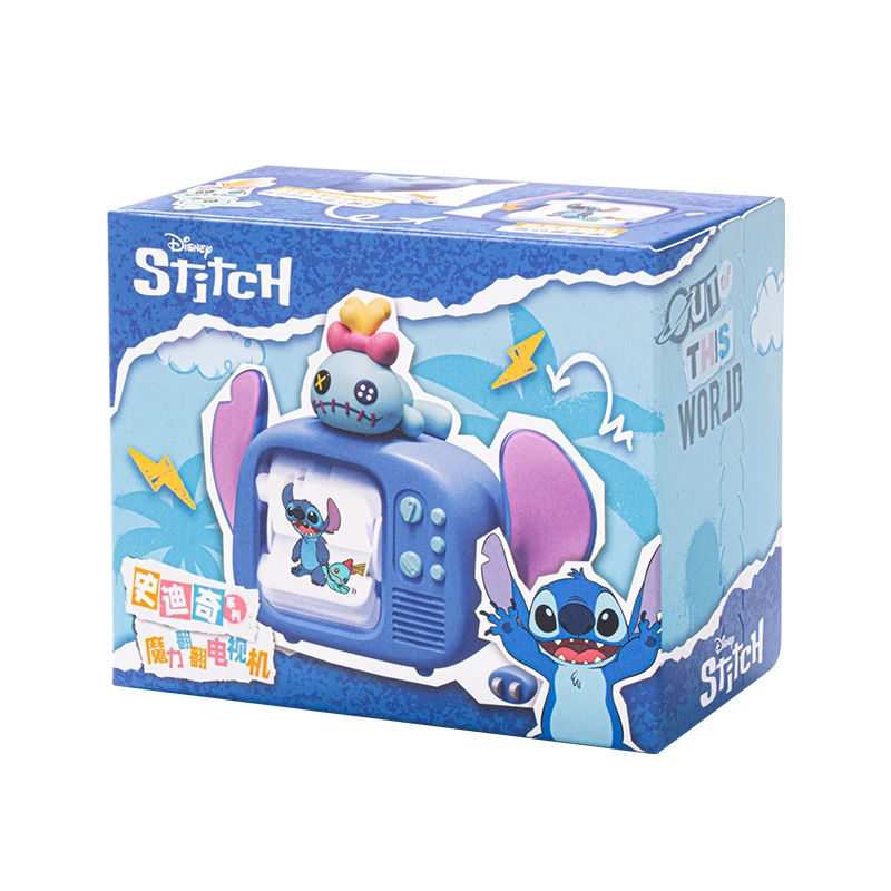 

Disney Stitch Flipping through Animated Televisions Handheld Televisions Desktop Decorations Toys Children's Birthday Gifts