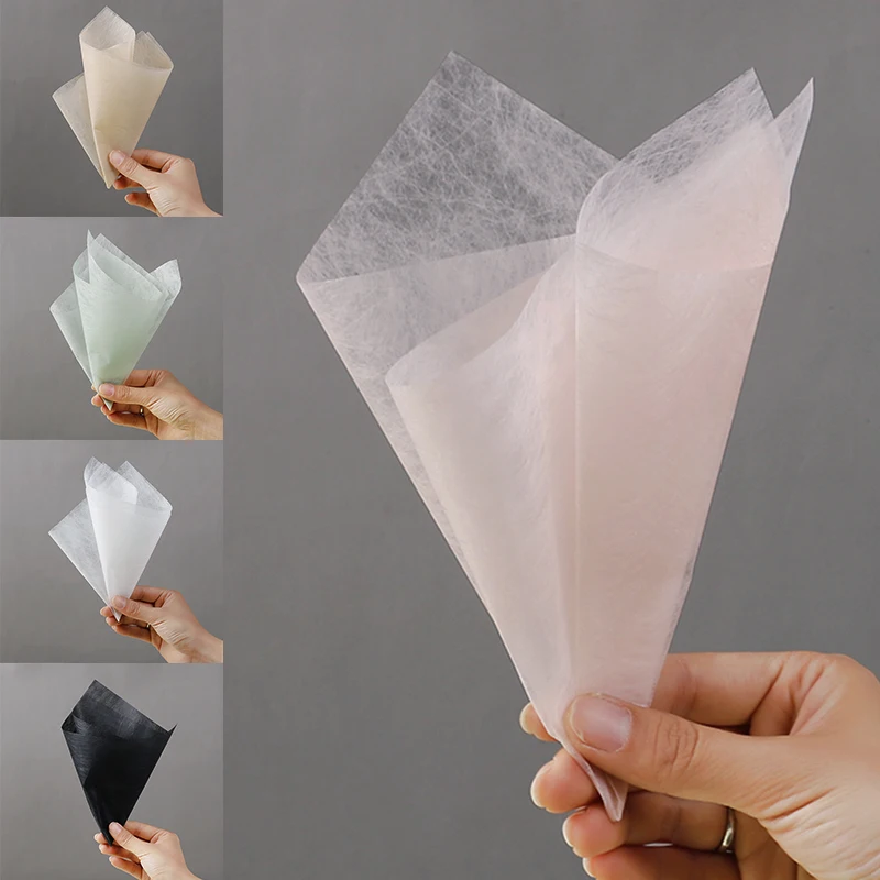 

40Pcs Korean Flower Wrapping Paper Floral Bouquet Packaging Material for Wedding Birthday Party Valentines Day Gift Decoration