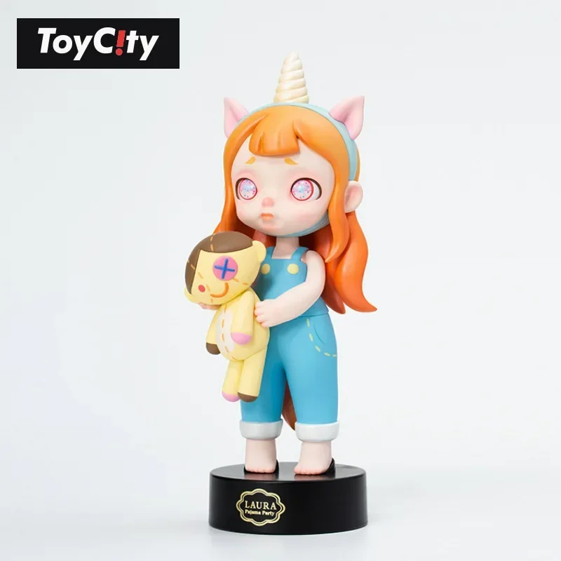 Toycity Laura Rainbow Pony Toys Doll Cute Anime Figure Desktop Ornaments Gift Collection