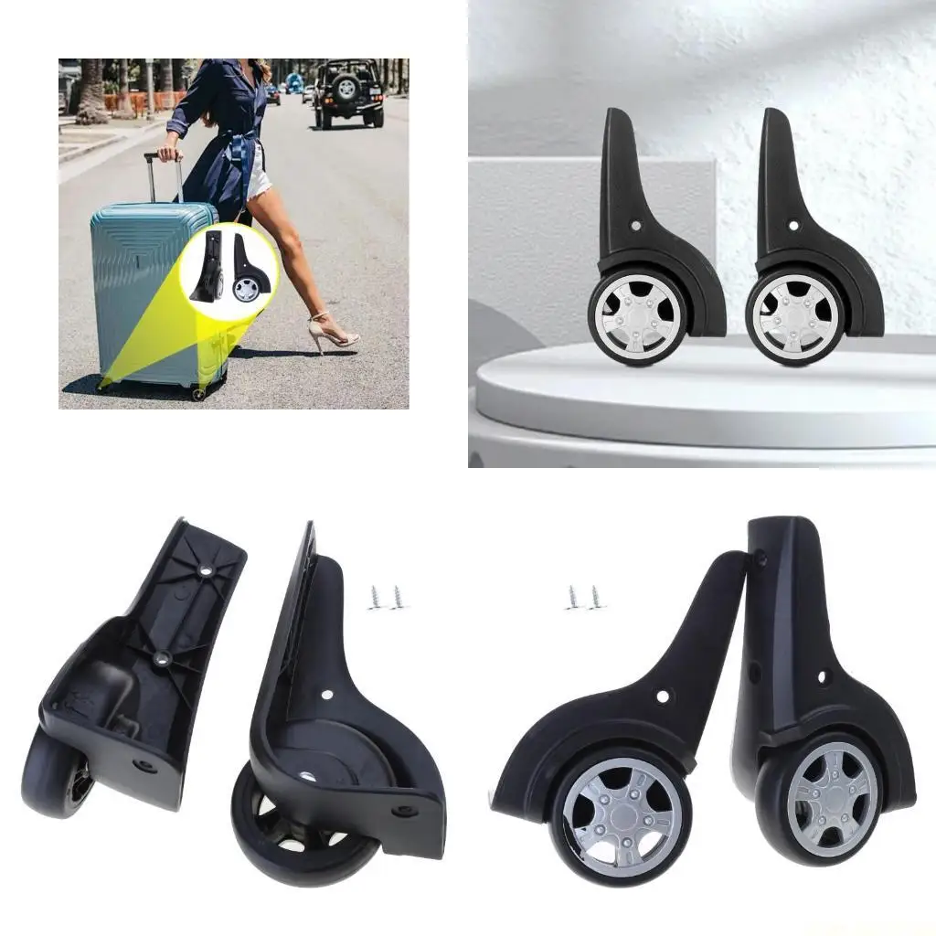 

X90D 1 пара колес для чемодана, сменные колеса для багажа, колеса для самолетов, сменные колеса для чемодана, ремонт чемодана