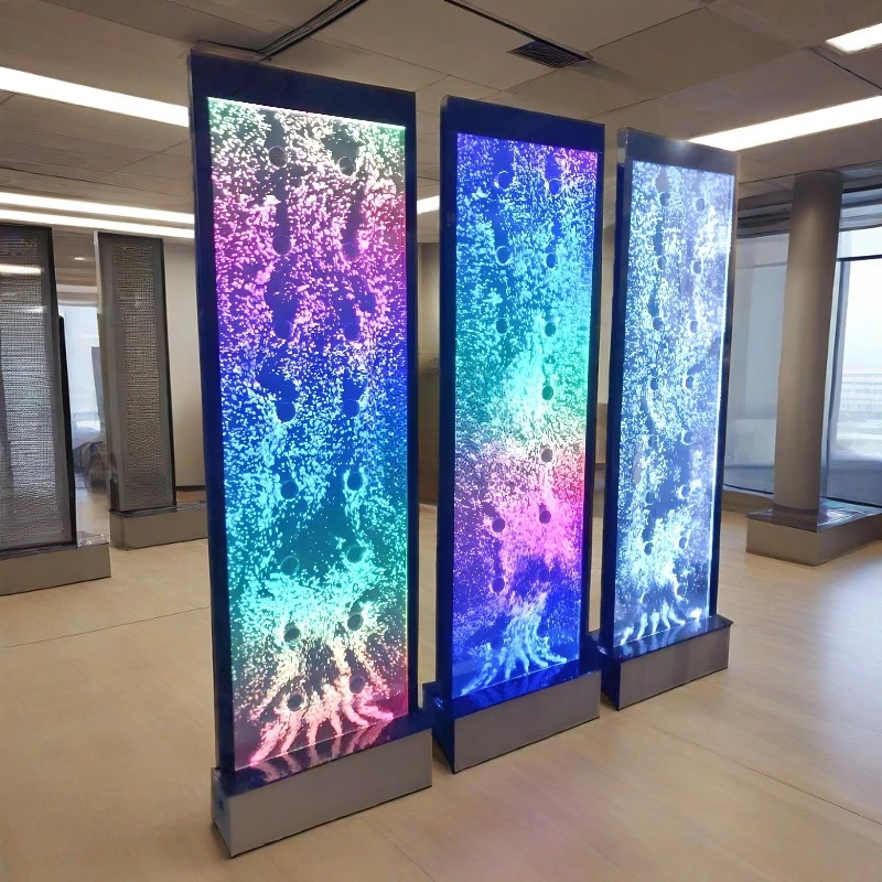 Home Decor Multicolor Light Emitting Diode Digital Programming Blister Wall Room Dividing Screen with Dancing Fountain