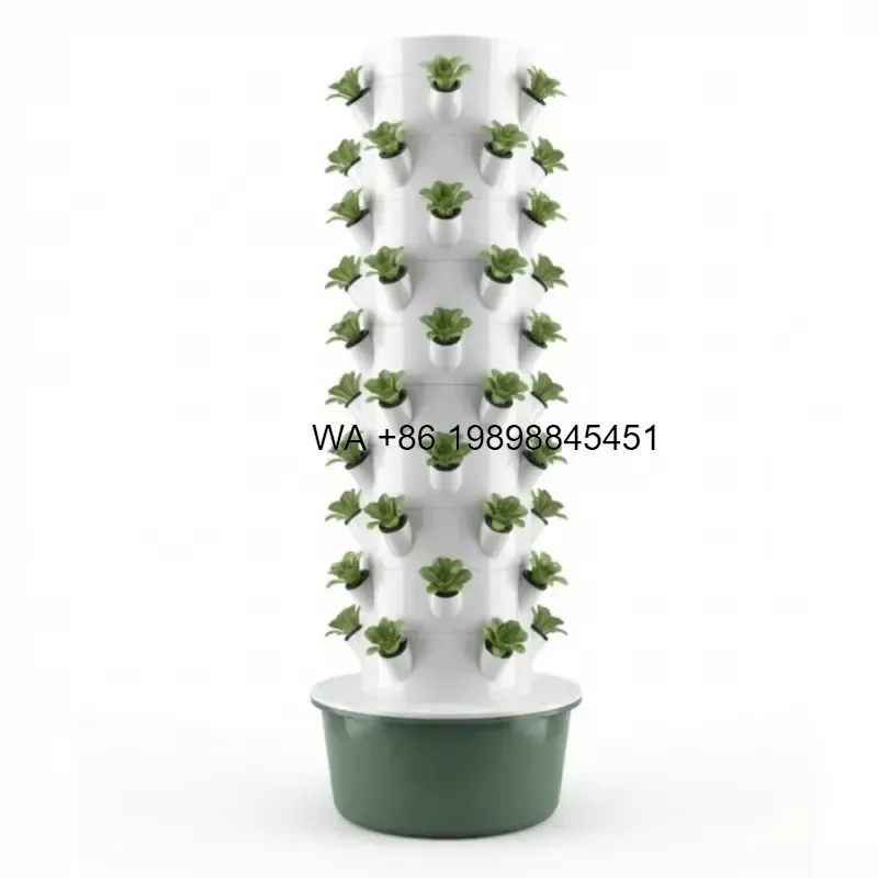 Wmwmnu for Smart Hydroponics Tower Vertical Garden Kit Greenhouse Agriculture Irrigation System Modern Soilless Planting