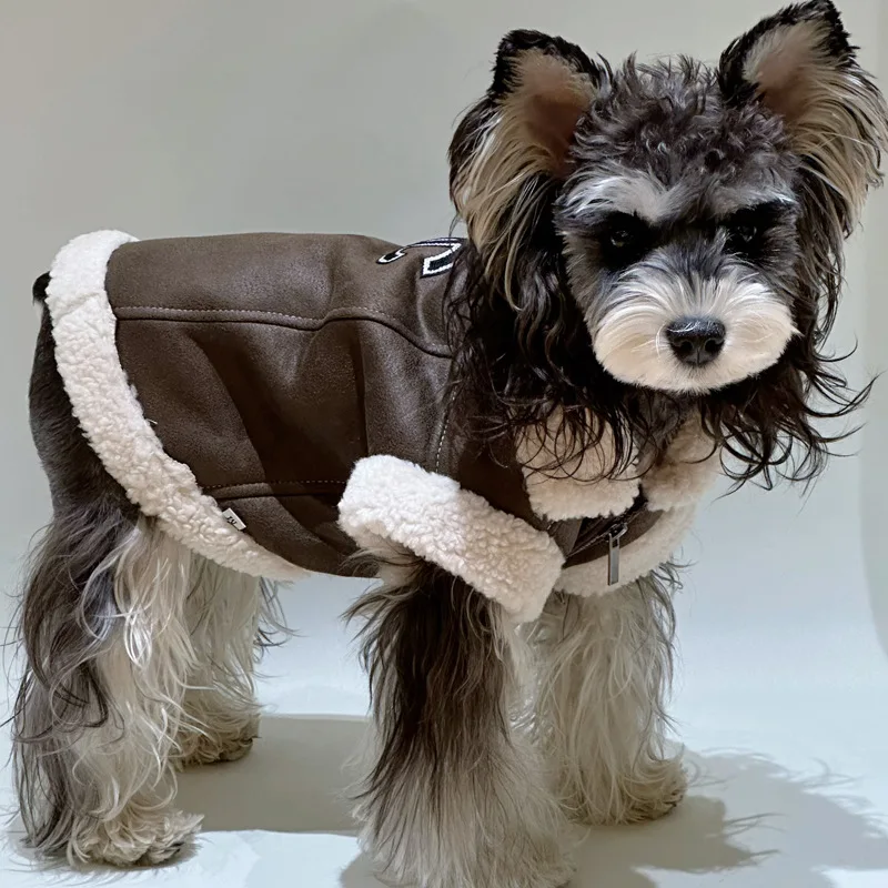 Pet Dog Hoodie Jacket with Vest for Autumn and winter, Perfectly Fits Small Breeds like Shih Tzus, Pekingese, and Bichons