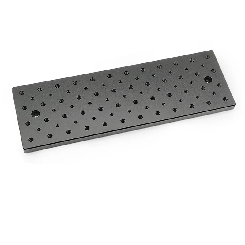 Optical Flat Plate Optical Experimental Breadboard Hard Aluminum Honeycomb Vibration Isolation Working Platform 300x100x12MM