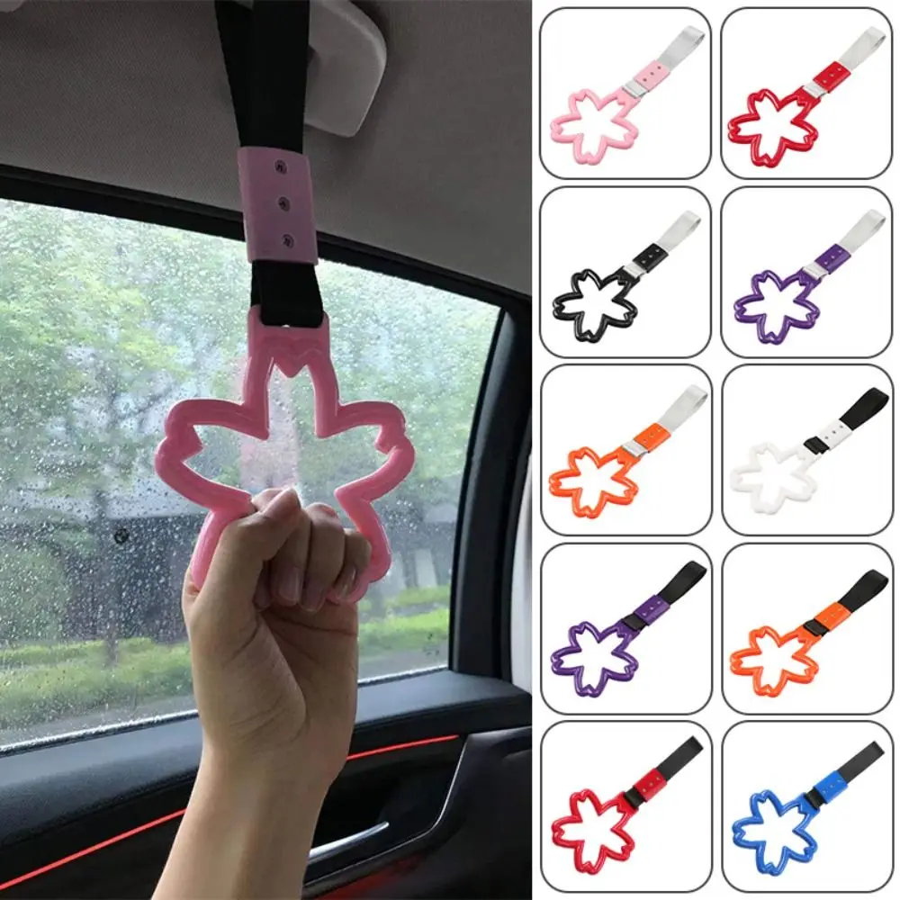 

Train Bus Handle Hand Strap Ring Flowers Styling Drift Charm Strap Drift Auto Access Car Tow Trailer Hole Decoration