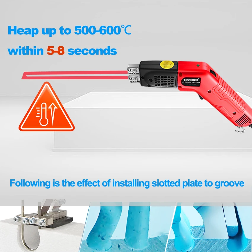 Styrofoam Groove Carve Foam Polystyrene Cutting Machine Pearl Cotton Grooving Sled Cutting Tool Hot Knife Cutter Foam Cutter