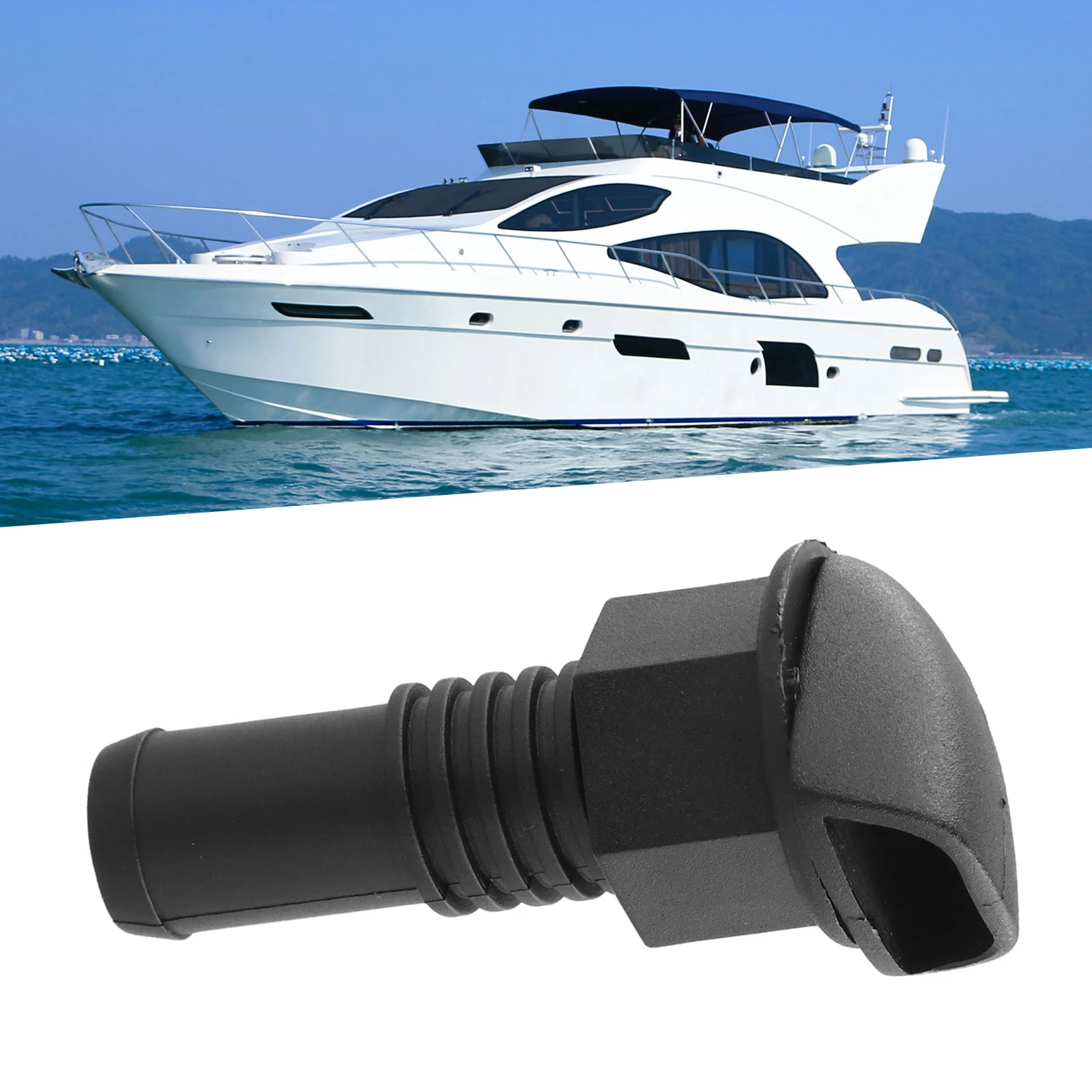 1Pc Marine Fuel Gas Tank Vent For 5/8