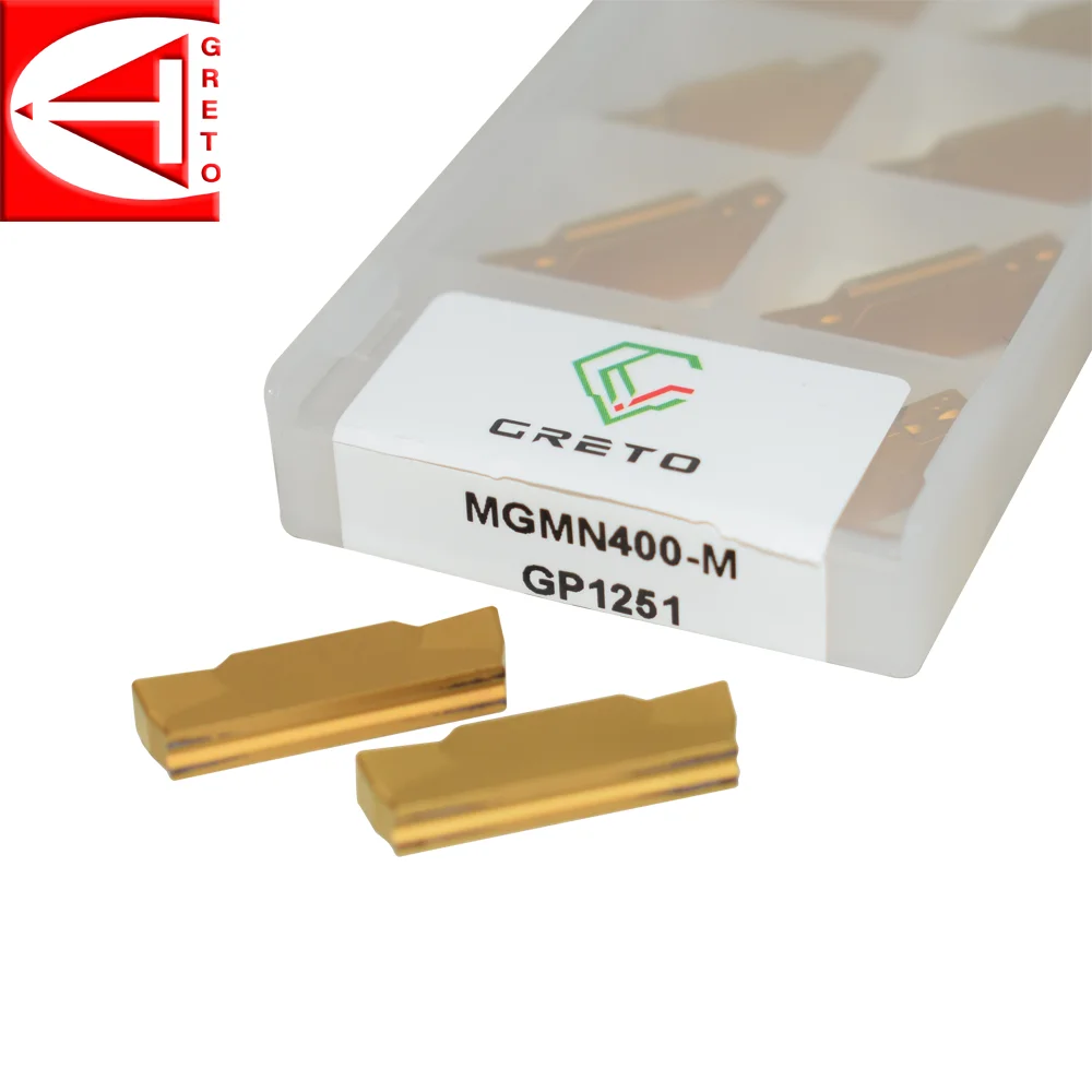 GRETO MGMN400-M GP151 GT4202 Tungsten Carbide Cutting Tool Tablets Turning Tools Inserts MGMN 400-M