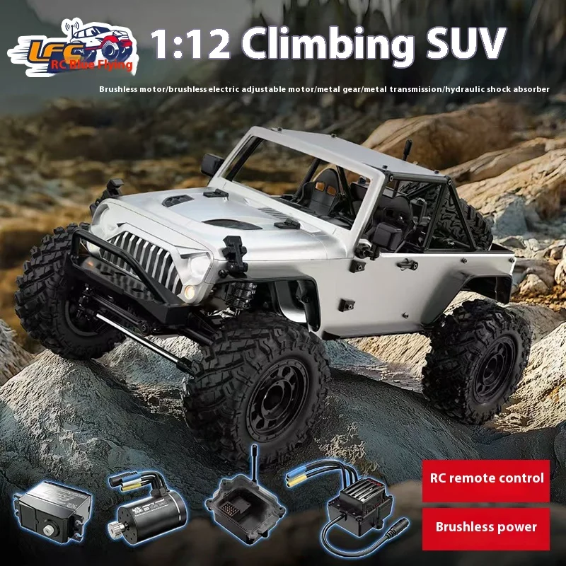 

H12Y+ 1:12 MJX R/C brushless electric adjust climbing off-road Remote Control Car aluminum alloy shell four-wheel drive car