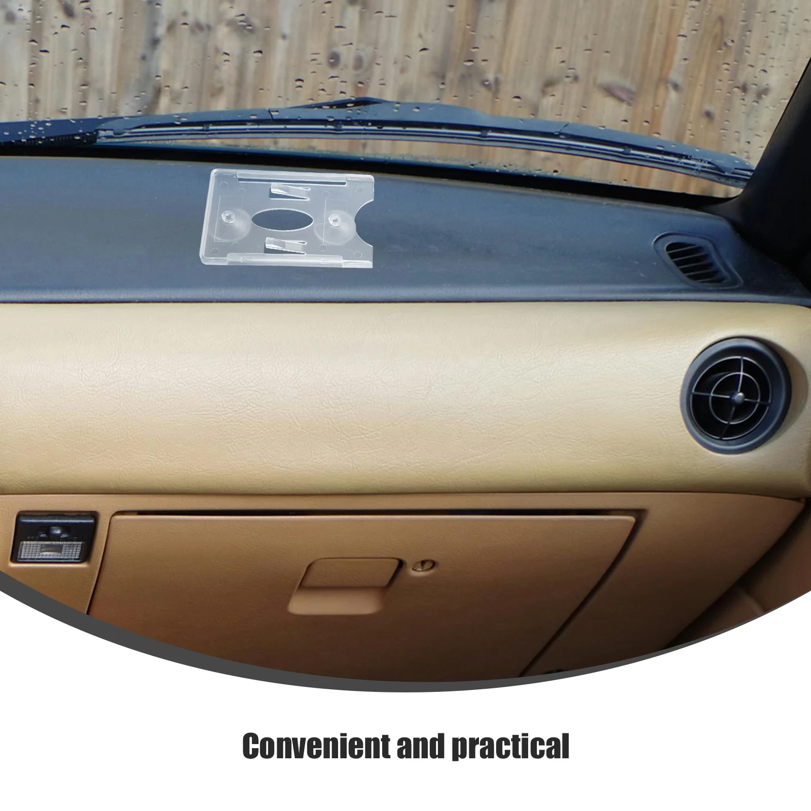 

4Pcs Suction Cup Card Holder Clear Badge Sleeve for Car Windshield Parking Permit Long Distance Transparent Auto Accessories