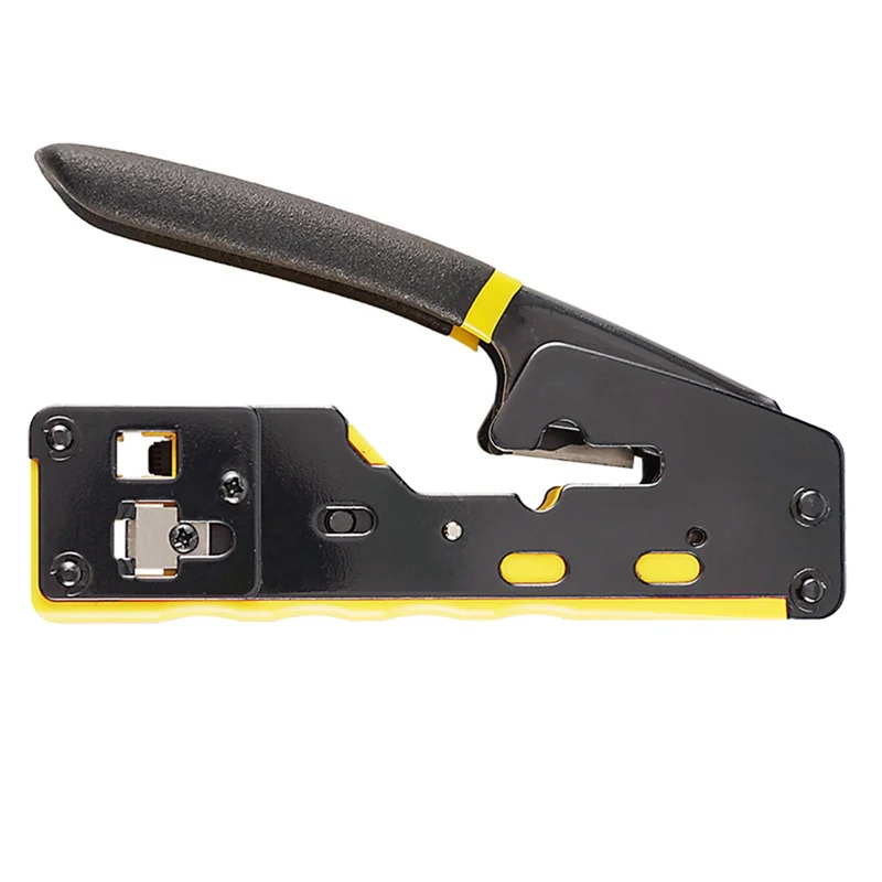 RJ45 Pass Through Crimp Tool For Cat5 Cat6 Modular Connector Ethernet Crimp Tool 8P 6P Pass Through Ethernet Crimper-AAAE