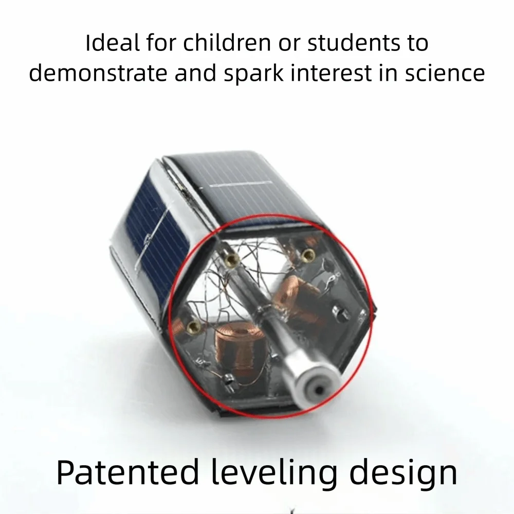 Scientific Magnetic Solar Generator Decoration Technology Solar Motor Suspension High Speed Magnetic Levitation Ornaments Toys