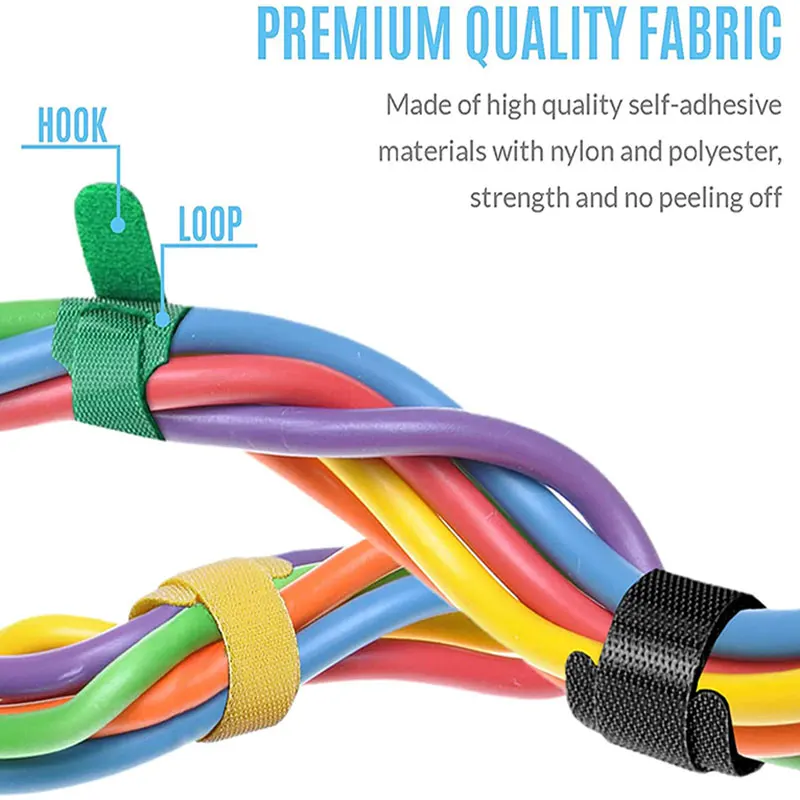 20/50pcs/releasable kabel kravaty plastů hák smyčka fixační znovu použitelný kabel kravaty silon smyčka balit zip nacpat t-type kabel přivázat drát