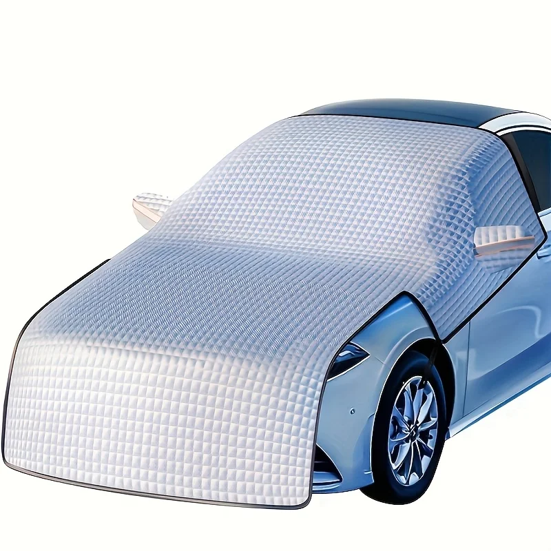 

Удлиненный и утолщенный чехол на капот для автомобилей, зимний снежный щиток, покрытие большой площади для зимней защиты от снега на лобовом стекле