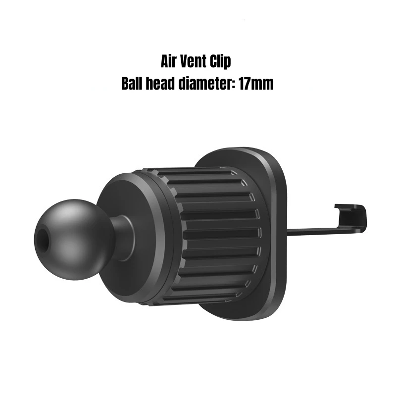 Auto Air Vent Clip Halterung 17mm Kugelkopf Basis für Auto Handy Halter Auto Air Outlet Haken für Handy GPS Halterung 1PC – Detail 8