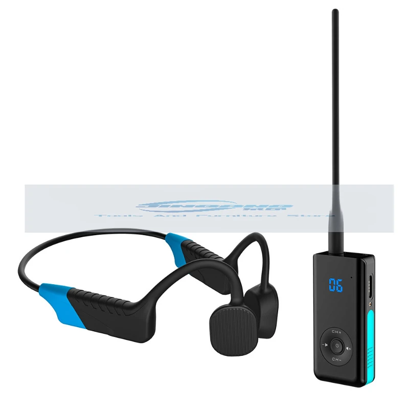 Underwater Swim Coach Walkie Talkie Communication Ear Phone Swimming Equipment Training Waterproof Wireless Headset Headphone