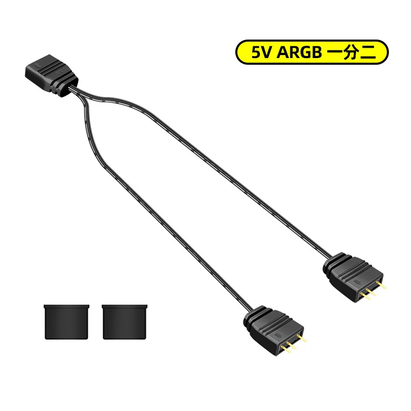 Motherboard AURA RGB Splitter 12V / 5V Header, Addressable D-RGB SYNC Hub, Transfer Extension Cable For ASUS GIGABYTE MSI