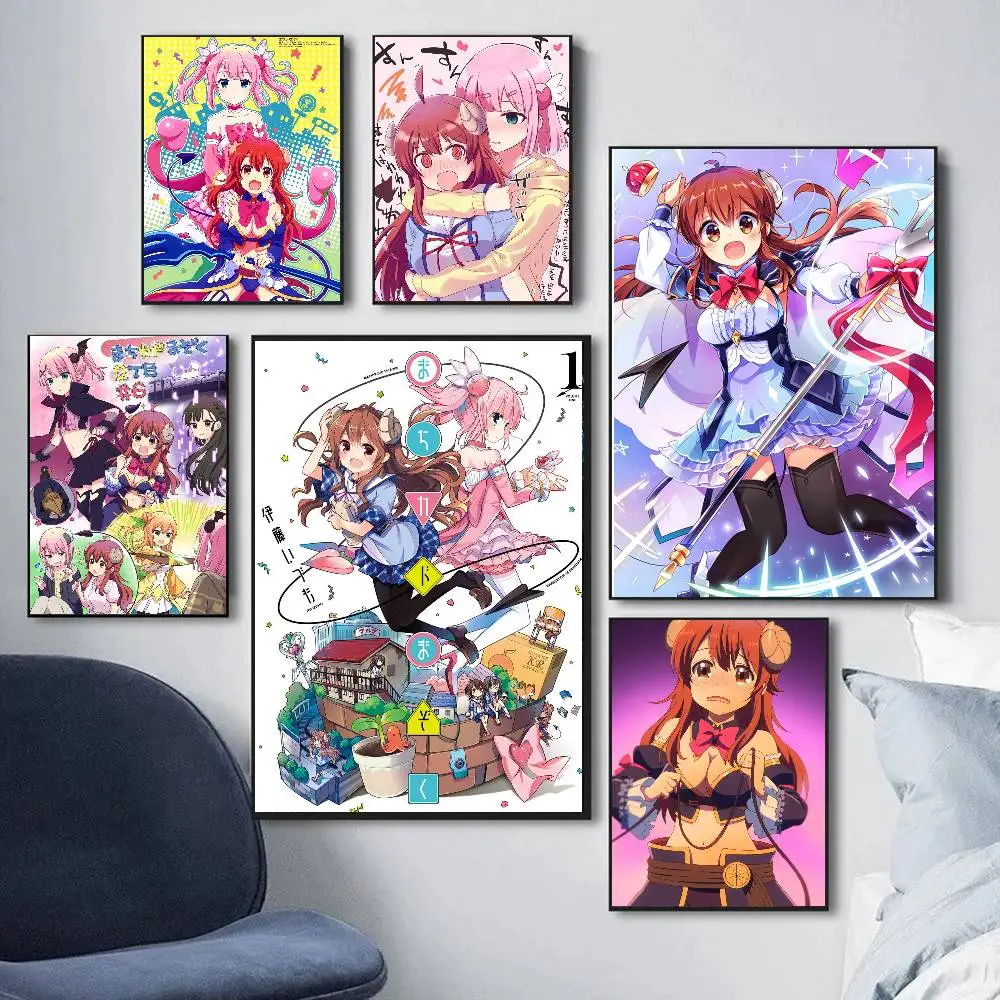 The D-Demon Girl Next Door Anime Art Sticky Wall Waterproof Home Living Room Bedroom Bar Aesthetic Decoration
