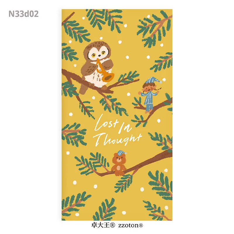 Zotoon TN Passport Specialiteitspapier Gemengde Binnenpagina's Met Sulfit Meerdere Materialen Stickerboek