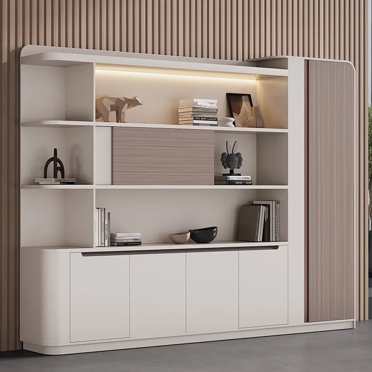 Office File Cabinet Data Cabinet Boss Room Background Cabinet Modern Simple Office Building File Data  Bookcase