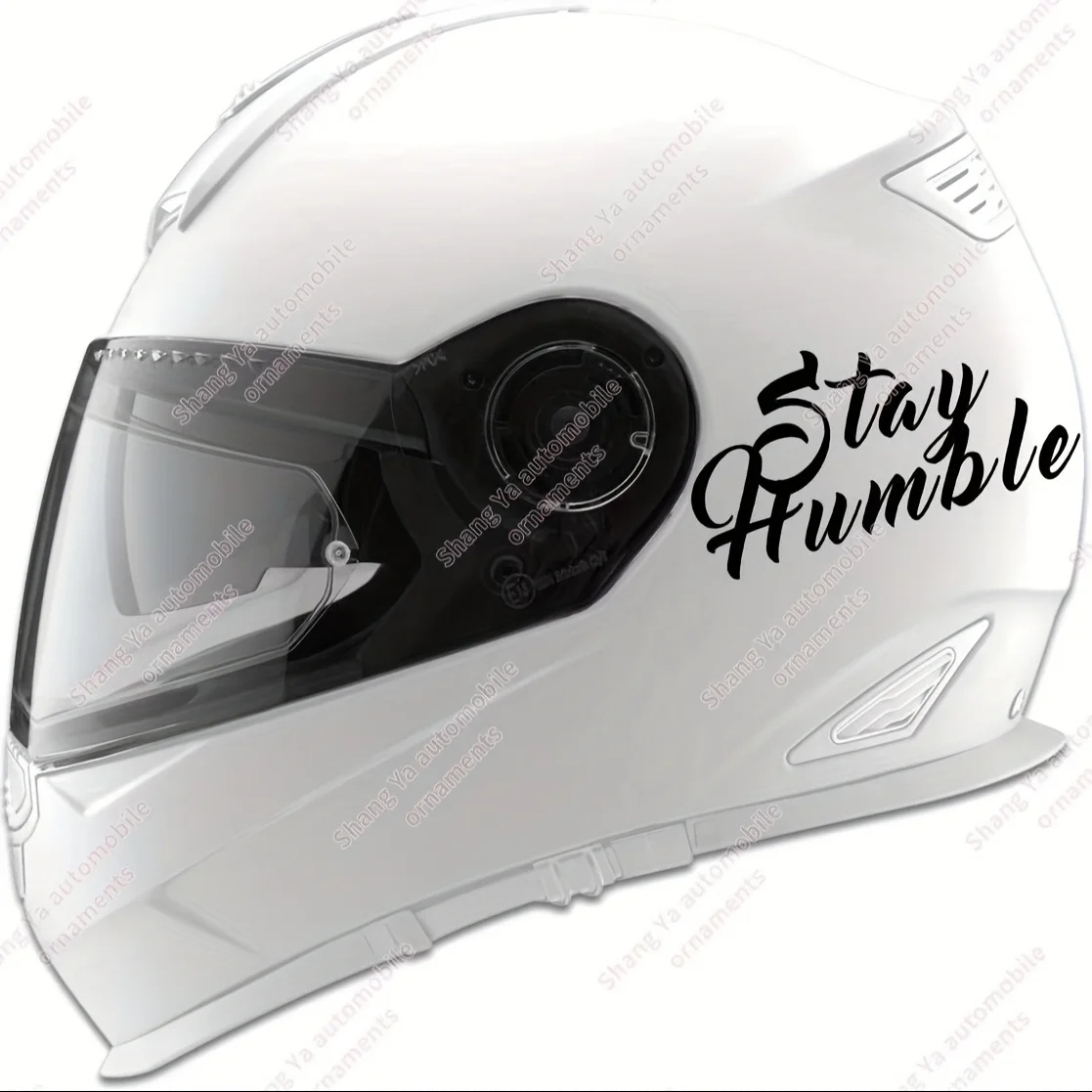 1 قطعة البقاء متواضعة مخطوطة الخط ملصق 11.8x8 سنتيمتر لاصق مائي لسيارة الكمبيوتر المحمول DecorativeC #5