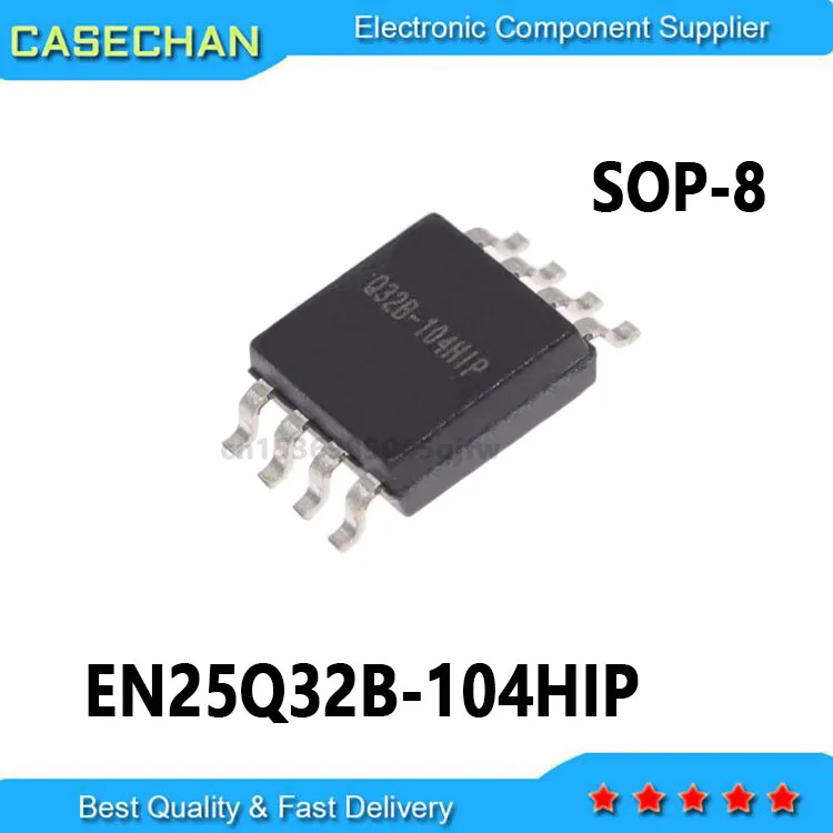 10PCS/LOT  EN25Q32B EN25Q32 25Q32 Q32B-104HIP SOP-8 EN25Q32B-104HIP