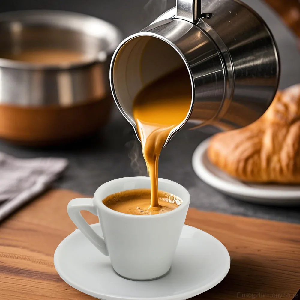 

60ML Ceramic Espresso Cups with Saucer Minimalist Pure White Design for Latte Art Milk Tea Mugs Espresso Shot Barista CoffeeWare