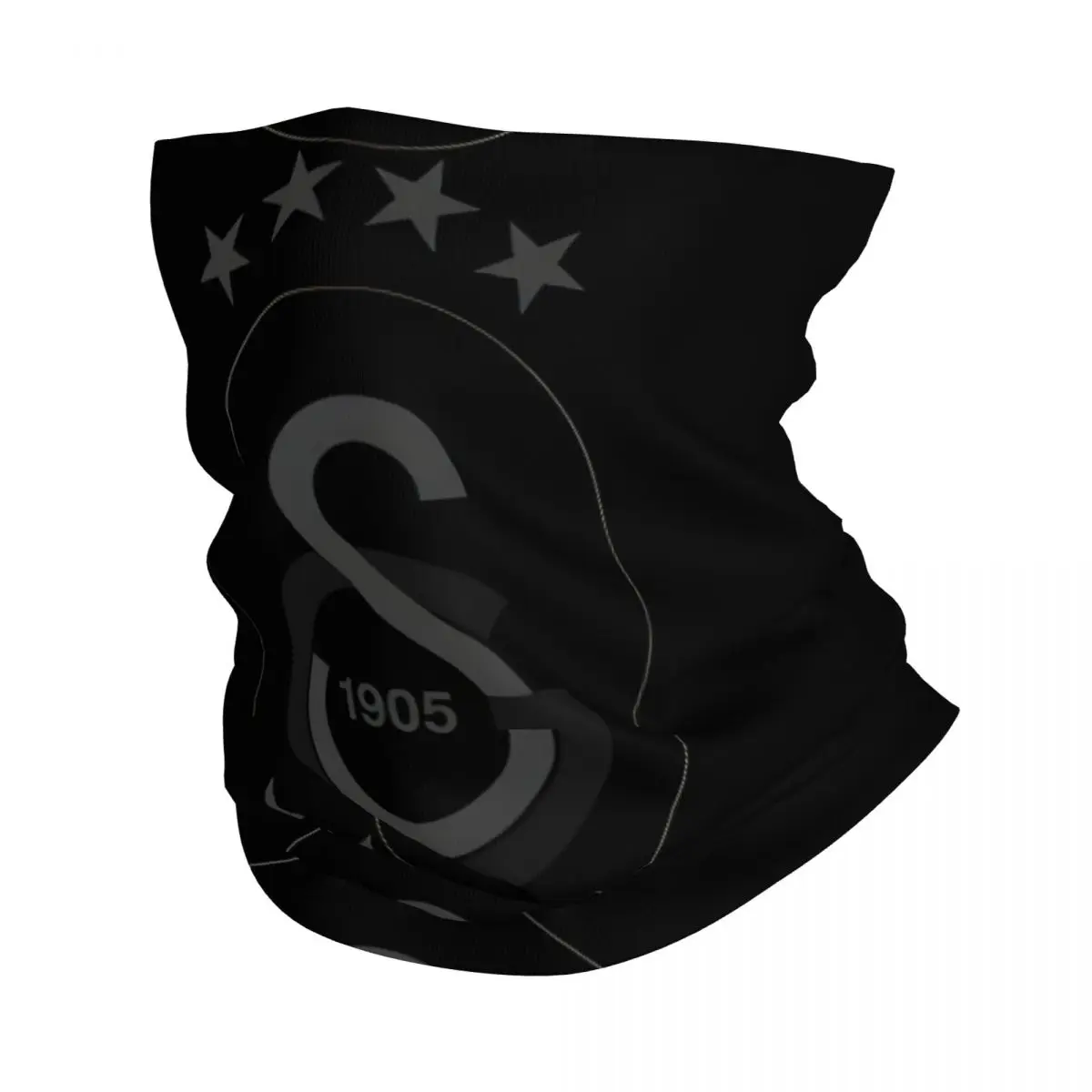 Black Bandana Neck Gaiter Motorcycle Club Galatasarays Wrap Scarf Multifunctional Headwear Cycling Unisex Adult Windproof