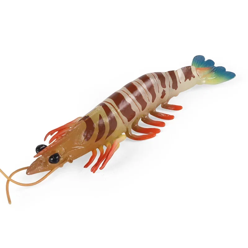 Simulated Cognitive Spotted Shrimp Aquatic Tiger Shrimp Marine Freshwater Lobster Animal Model