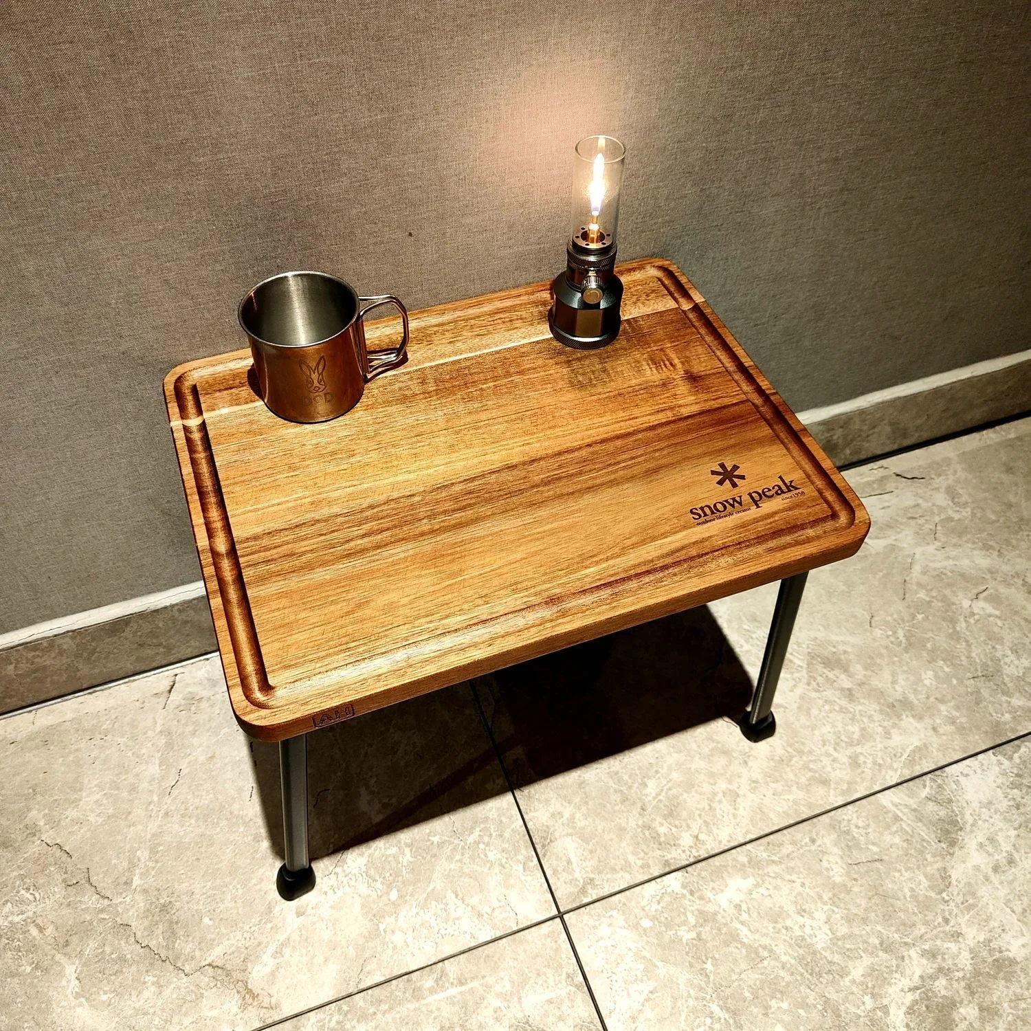 Mesa de camping plegable multifuncional