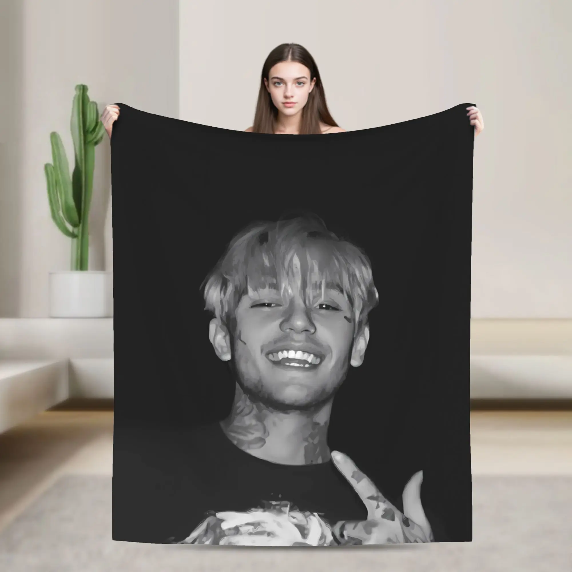 Lil Peep Love Blanket Quality Warm  Throw Blanket Winter Airplane Travel Couch Chair Sofa Bed Comfortable Bedspread