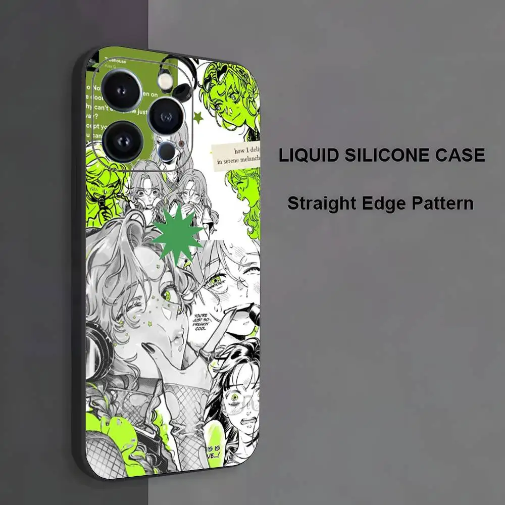 الرجل الذي كان اهتمامًا في حافظة الهاتف لهاتف iPhone 17,16,15,14,13,12,11، Pro Max، XS، X، XR، SE، Mini، 8، 7، غطاء أسود من السيليكون الناعم