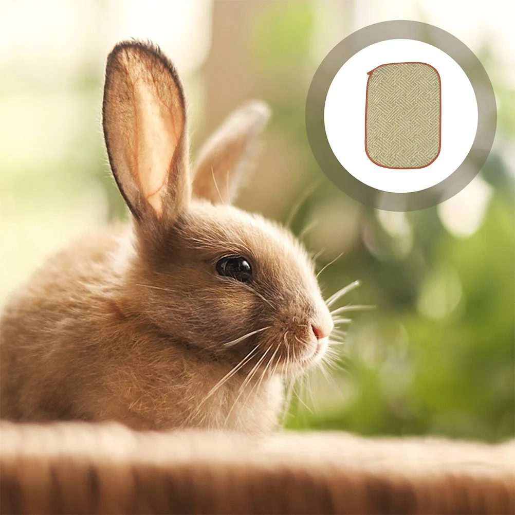 

Pet Cooling Mat Summer Soft Breathable Rabbit Hamster Sleeping Pad Small Pets Cooling Nest Comfortable Pad Small Hamster Bed