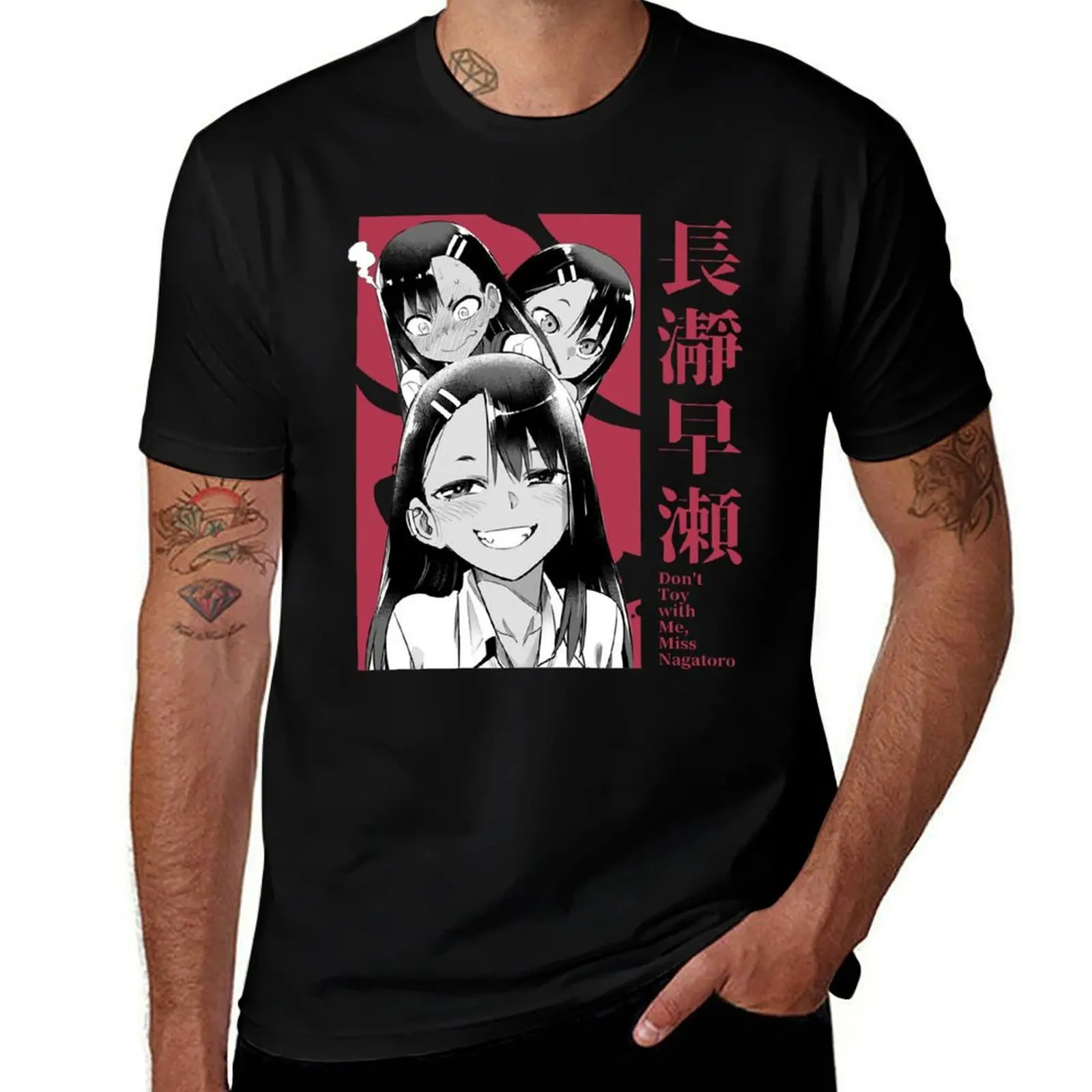 

Nagatoro T-Shirt shirts graphic Louboutins valentines clothes anime figures Men's cotton t-shirt