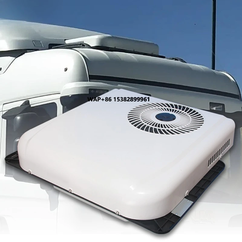 مكيف هواء موفر للطاقة 12 فولت تيار مستمر لوقوف السيارات على السطح لـ RV/الشاحنة #1