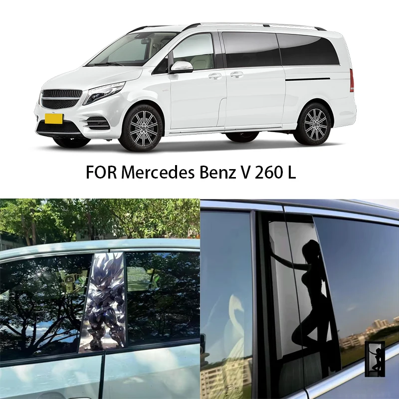 FOR Mercedes Benz V 260 L window trim center pillar sticker