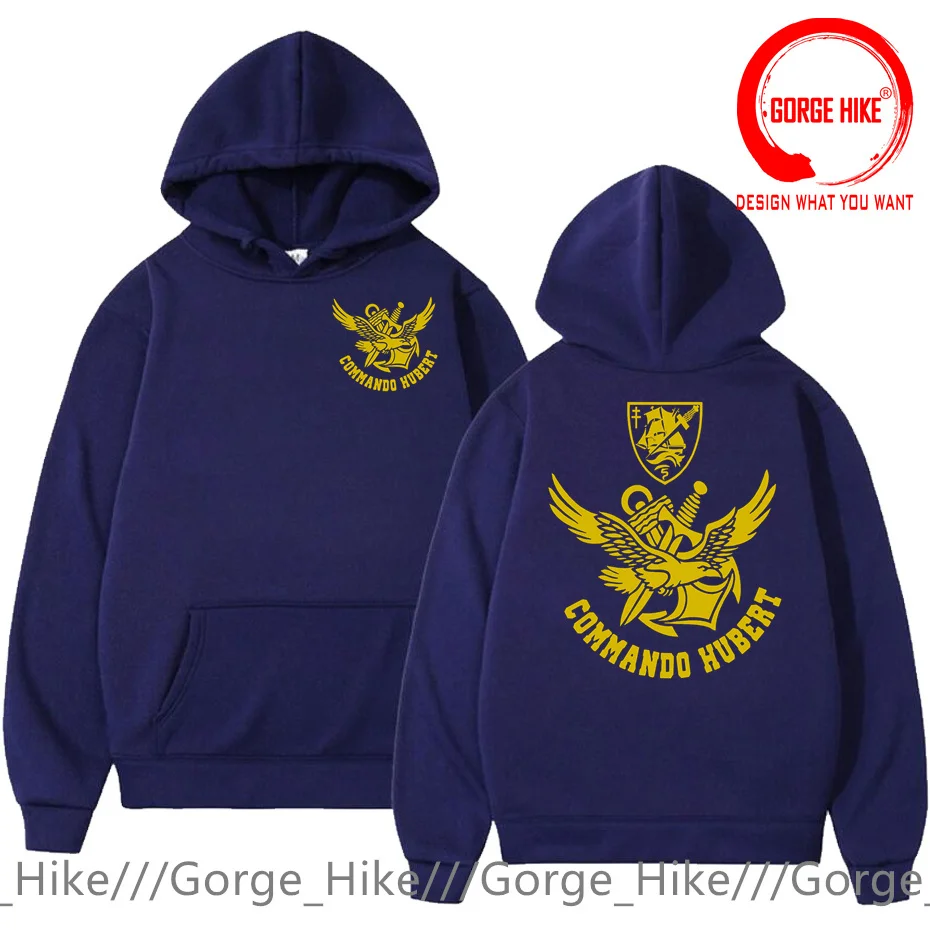 French Navy Special Forces Commando Hubert Hoodies Sweatshirts Fashion Clothes Hoody Casual Hoodie Funny Army Sweatshirt Hooded